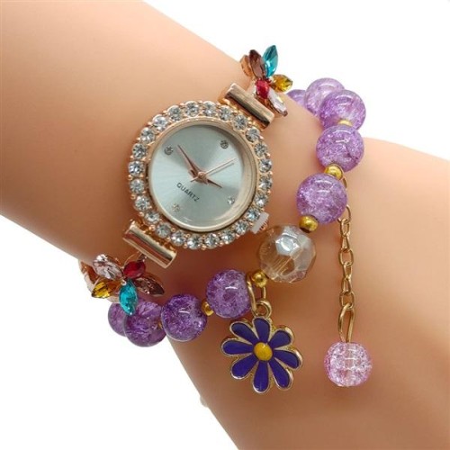 style flower lady watch gft grl student watch