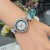 Bracelets watch fashon fully-jewelled lady quartz watch-face gft
