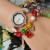 Bracelets watch fashon fully-jewelled lady quartz watch-face gft