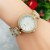fashon damond lady watch twnng flower watch woman style quartz watch-face