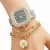  lady personalty trend watch fashon trend temperament damond quartz lady watch