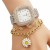  lady personalty trend watch fashon trend temperament damond quartz lady watch