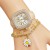 fashon square fully-jewelled lady watch woman watch-face quartz watch-face heart-shaped love pendant Bracelets