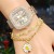 lady watch fashon all-Purpose damond dal belt quartz watch dasy Bracelets  gft