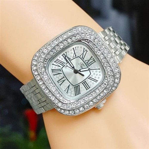 square watch fashon Bracelets watch trend woman watch-face fully-jewelled Rome dgt quartz watch-face woman