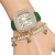 fashon square fully-jewelled quartz watch-face woman th damond dal trend temperament grl student wrst-wat