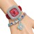  love Bracelets watch lady fashon watch leather grl student wrst-watches