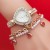watch damond fashon woman watch-face Bracelets lady quartz woman watch-face