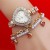  fashon personalty damond lady watch heart-shaped Rhnestone fashon quartz Bracelets wrst-watches