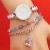  fashon personalty damond lady watch heart-shaped Rhnestone fashon quartz Bracelets wrst-watches