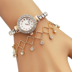  watch Bracelets fashon trend woman watch-face damond wrst-watches quartz watc..