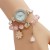 Bracelets watch flower fully-jewelled woman watch-face