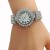 Bracelets watch flower fully-jewelled woman watch-face gft