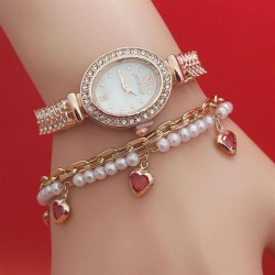  damond watch stanless steel Bracelets lady wrst-watches