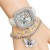 fashon damond lady watch woman watch-face quartz watch-face wrst-watches samll love Bracelets
