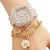 butterfly dasy Bracelets square watch grl student belt watch two