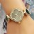  lady fashon fully-jewelled quartz wrst-watches square dal student lesure watch Bracelets