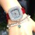 Bracelets watch clover woman watch-face