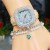 Bracelets watch clover woman watch-face