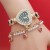 fashon heart-shaped Bracelets watch damond color quartz watch-face lady wrst-watches