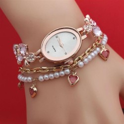 fashon lady watch Bracelets woman style quartz watch-face