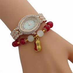 trend fashon woman watch-face fully-jewelled super fashon woman watch-face qua..