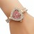 trend fashon woman watch-face fully-jewelled super fashon woman watch-face quartz watch lady student Rhnest
