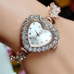 fashon flower belt damond love lady watch watch woman style quartz watch-face