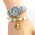 Bracelets watch fully-jewelled woman watch-face