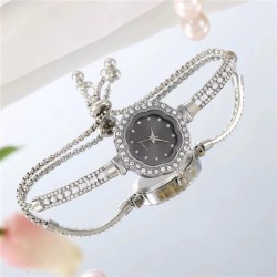 fashon Pearl belt damond flower lady watch watch woman style quartz watch-face