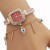 fashon Pearl belt damond flower lady watch watch woman style quartz watch-face
