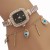 fashon Pearl belt damond flower lady watch watch woman style quartz watch-face