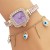 fashon Pearl belt damond flower lady watch watch woman style quartz watch-face