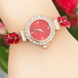 fashon tree watch damond flower lady watch woman style quartz watch-face
