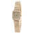  occdental style fashon square watch  fully-jewelled watch woman quartz watch-face trend samll