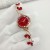  occdental style fashon square watch  fully-jewelled watch woman quartz watch-face trend samll