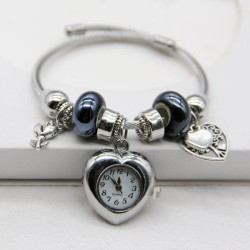 Korean style fashon creatve love pendant Bracelets watch woman  fashon bangle ..
