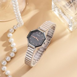 bref temperament lady watch steel belt fashon trend Busness watch