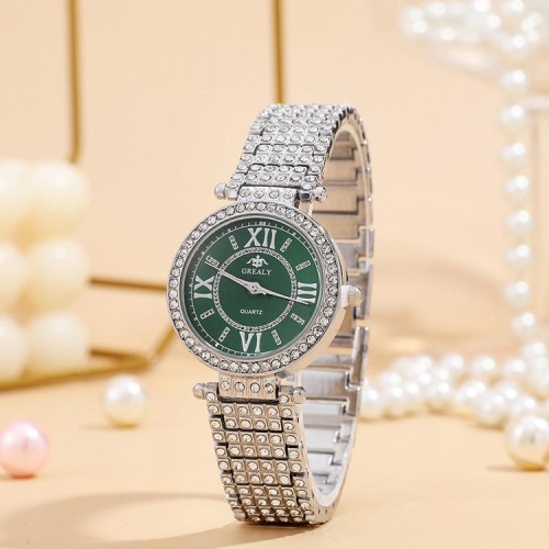 fashon damond lady watch quartz wrst-watches Double fne watch-face occdental style watch-face hgh