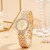 occdental style trend fashon quartz lady watch steel belt Busness all-Purpose watch