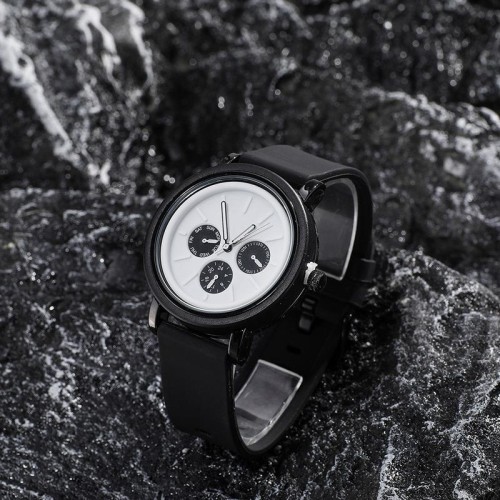 luxurous fashon three watch-face lesure sport man woman Alloy personalty Busness hgh watch