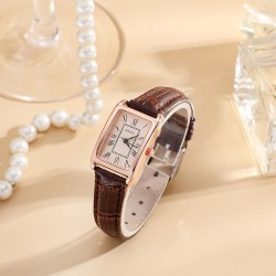 bref fashon watch woman samll hgh summer square grl student bref lady quartz s..