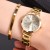lady fashon quartz gem watch clover Bracelets woman watch-face
