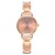 lady fashon quartz gem watch clover Bracelets woman watch-face