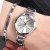 lady fashon quartz gem watch clover Bracelets woman watch-face