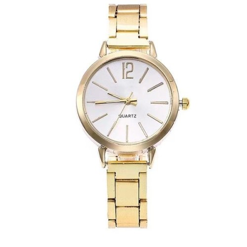 lady  watch woman fashon watchband gold steel belt quartz watch-face woman style student fashon