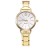 lady  watch woman fashon watchband gold steel belt quartz watch-face woman style student fashon