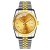 lady  watch woman fashon watchband gold steel belt quartz watch-face woman style student fashon