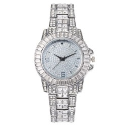 fashon luxurous damond fully-jewelled style woman watch-face quartz watch-face..