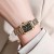 steel belt lady watch  woman student fashon bref square quartz wrst-watches